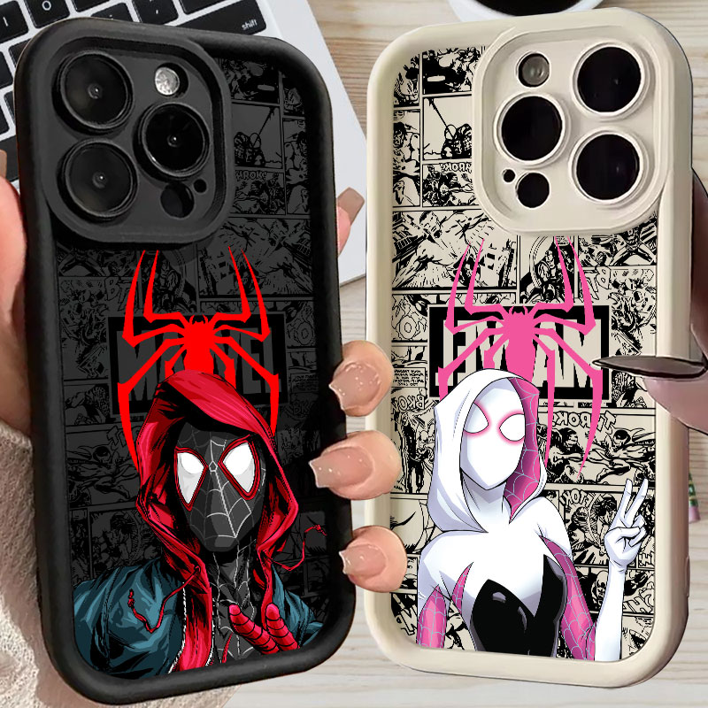 Apple Iphone 15 - Spiderman Miles Morales Gwen Marvel Comics