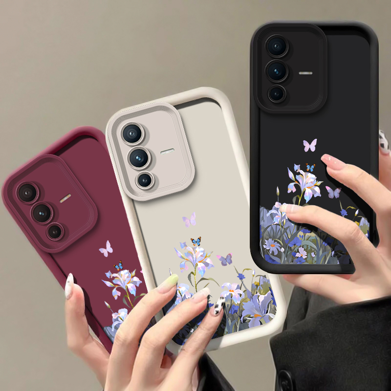 Vivo X200 - Fashion Flower Butterfly Print Phone Case