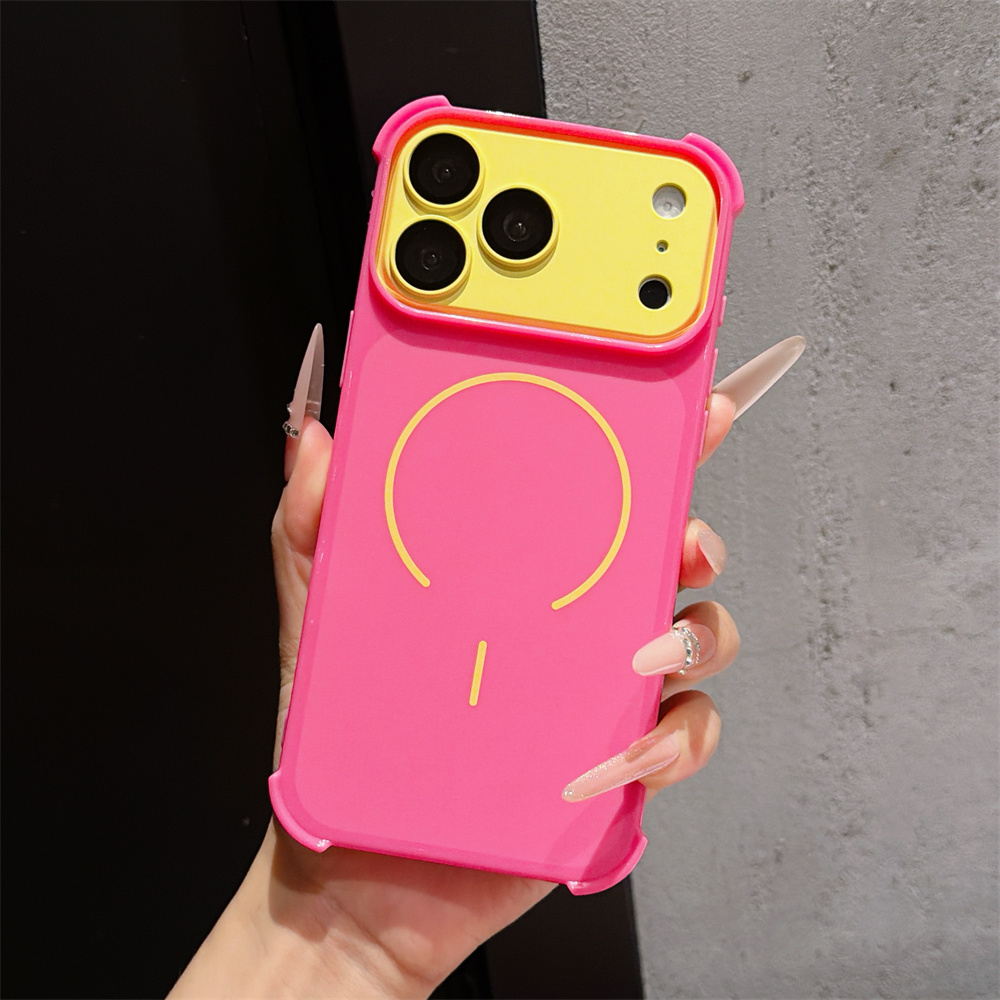 Apple Iphone 15 - Contrast Color Armor Phone Case for