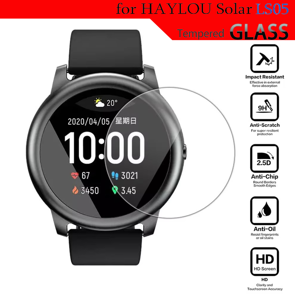 Garmin Smartwatch Accessories - Tempered Glass For HayLou Solar LS05