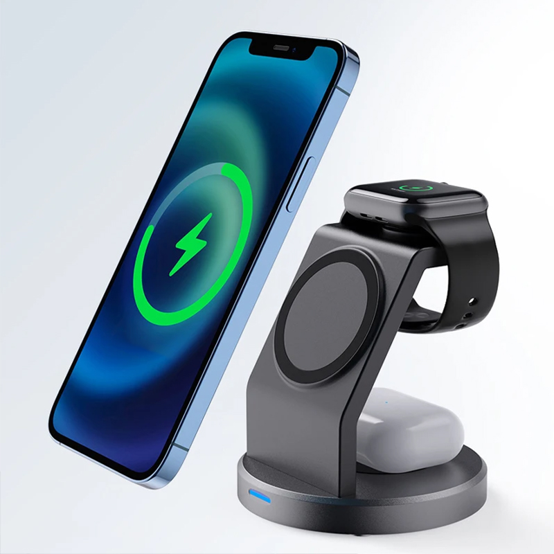 Smartwatch Ac - 3 In 1 Wireless Charger Stand