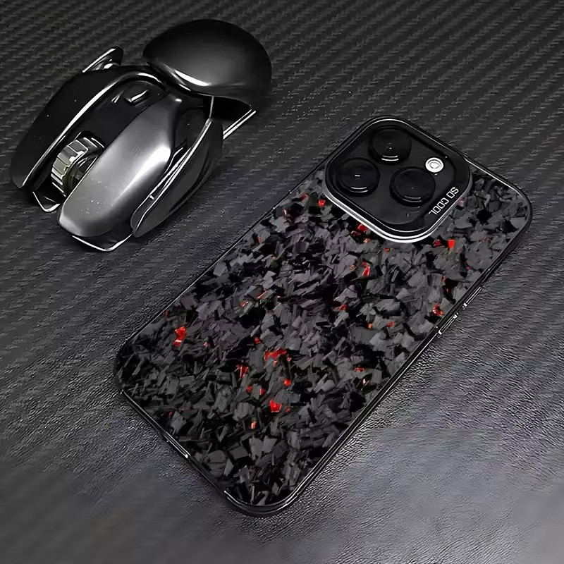 Xiaomi Redmi Note 13 - Geometric Carbon Fiber Pattern Phone Case