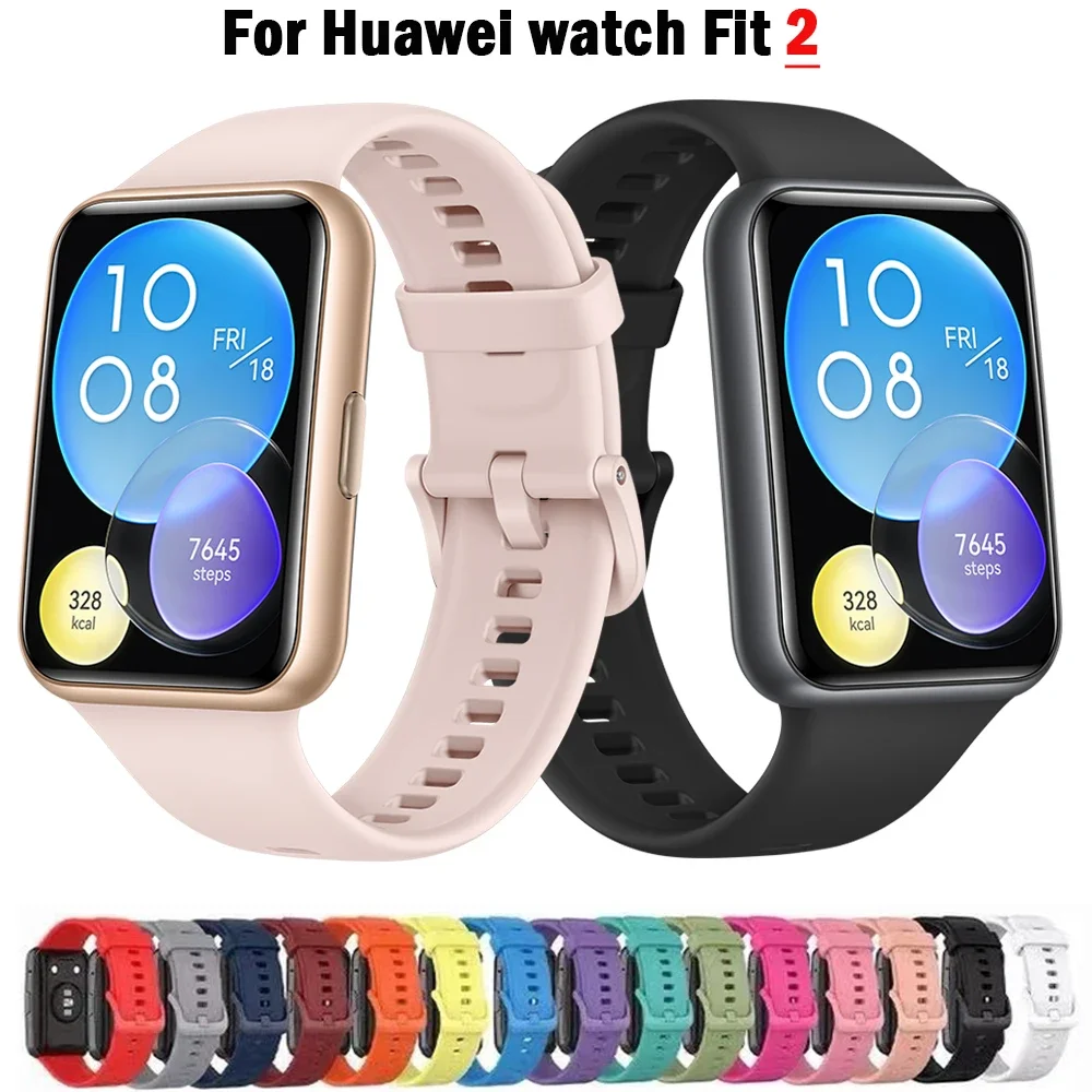 Smartwatch Watch Accessories For Women - Silicone bracelet For Huawei Watch FIT