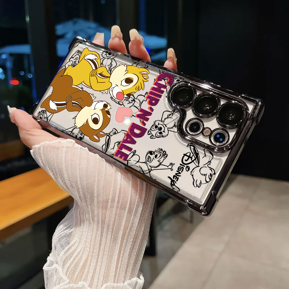 Cartoon Chip & Dale Case For S - Samsung Galaxy S25 评论和价格