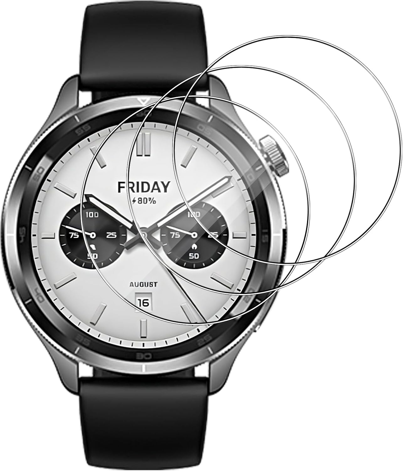 3PCS Tempered Glass Smartwatch - Xiaomi Smartwatch S4 Accessories 评论和价格