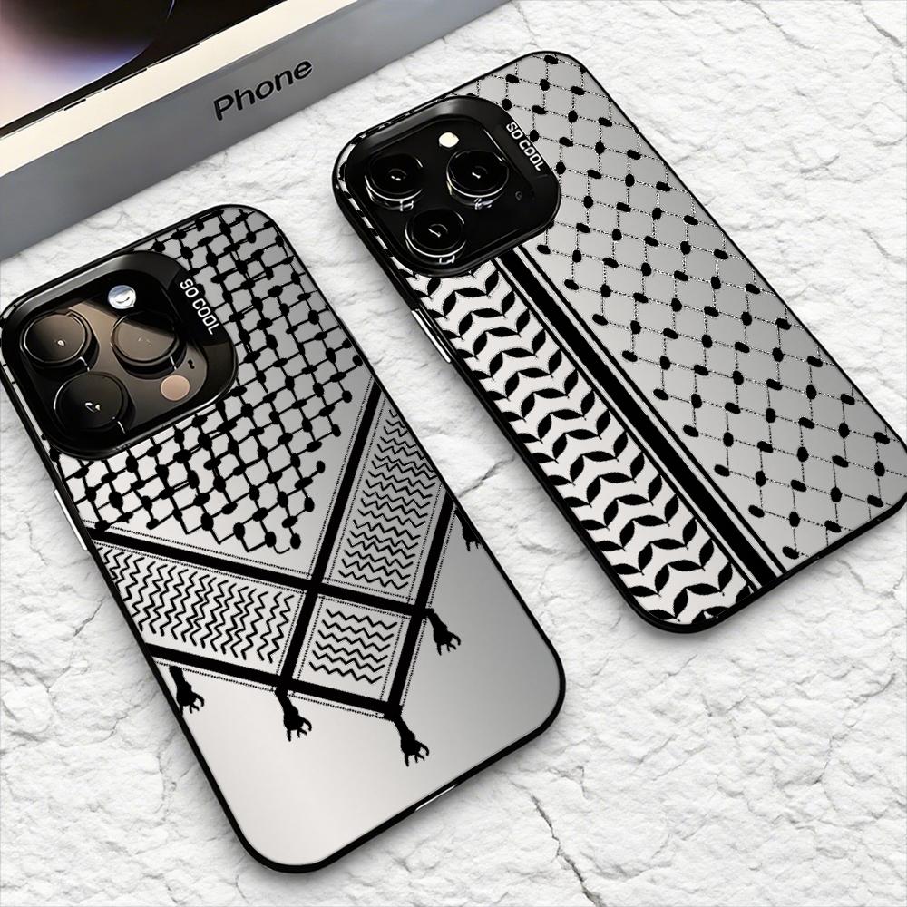 Keffiyeh P-Palestine Phone Cas - Apple Iphone 15 评论和价格