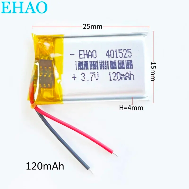 10 PCS 3.7V 120mAh Lipo Lithiu - Smartwatch Headset 评论和价格