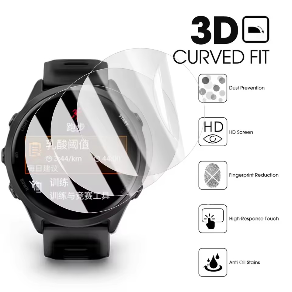1-3Pcs Hydrogel Film For Garmi - Garmin Smartwatch Accessories 评论和价格
