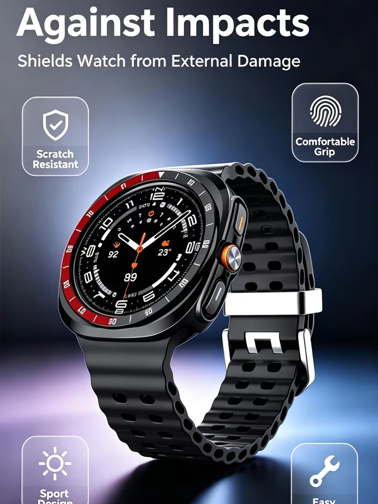Scale Bezel+Case for Samsung G - Garmin Smartwatch Accessories 评论和价格