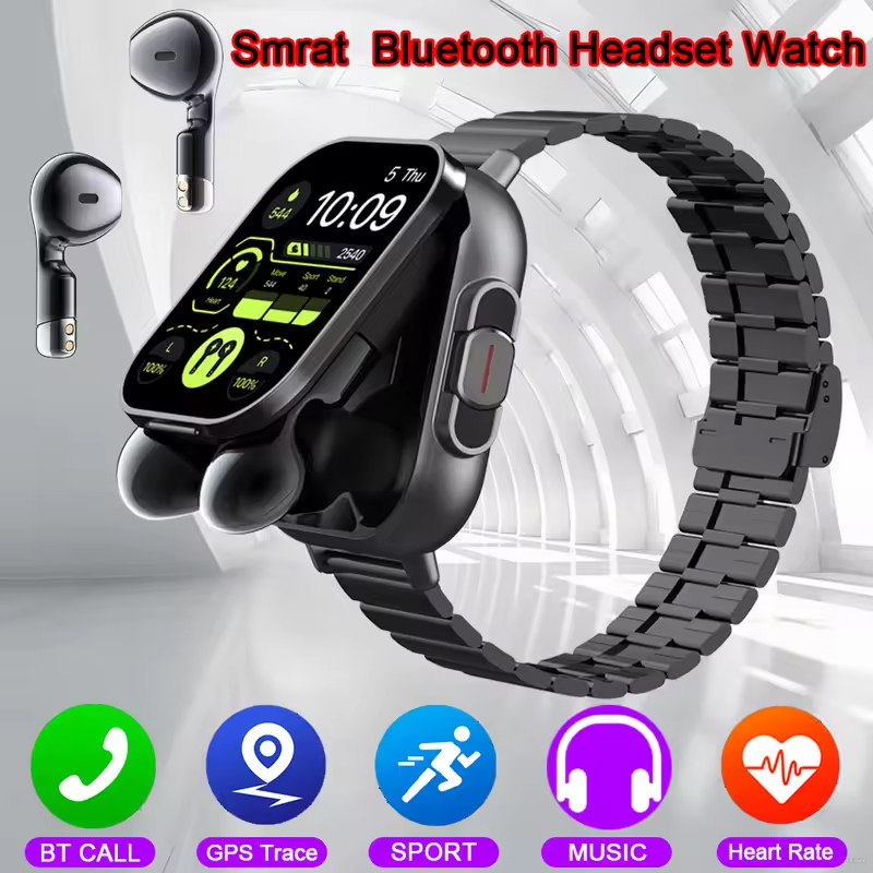 NFC Smart Watch TWS 2-in-1 Hea - Smartwatch Headset 评论和价格