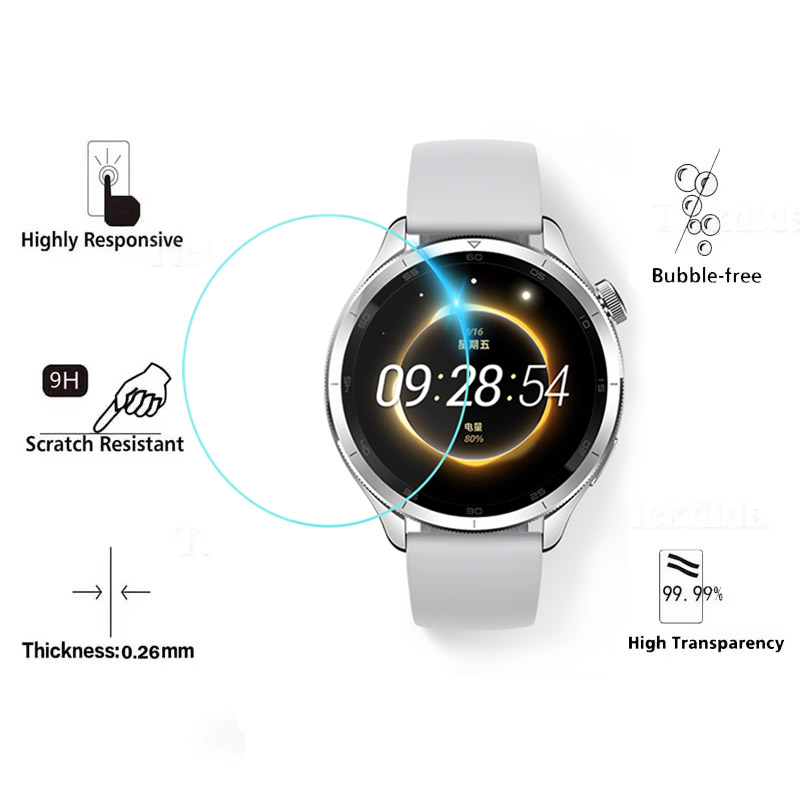 Tempered Glass for Xiaomi Mi W - Xiaomi Smartwatch S4 Accessories 评论和价格
