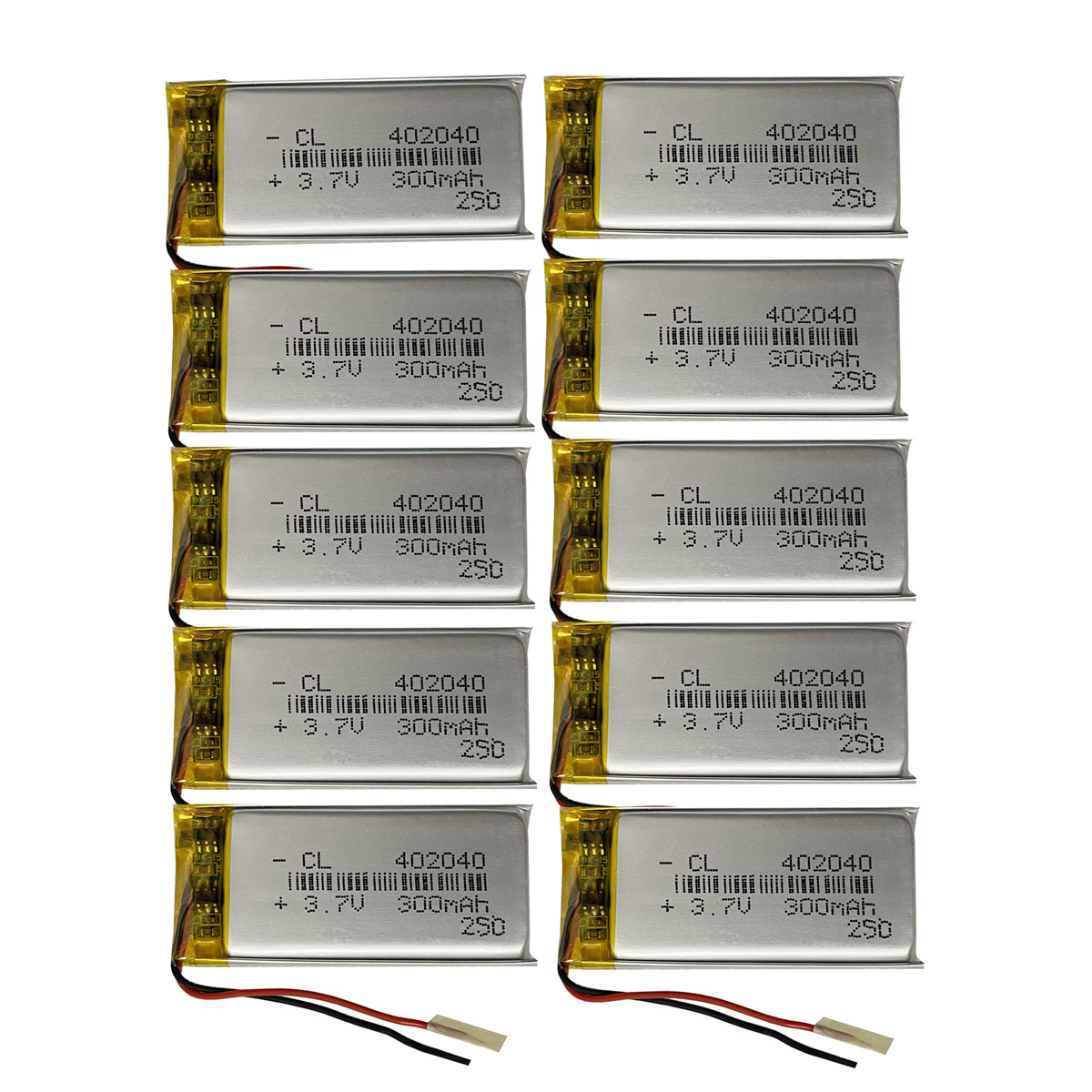 10PCS 3.7V 300mAh 402040 Recha - Smartwatch Headset 评论和价格