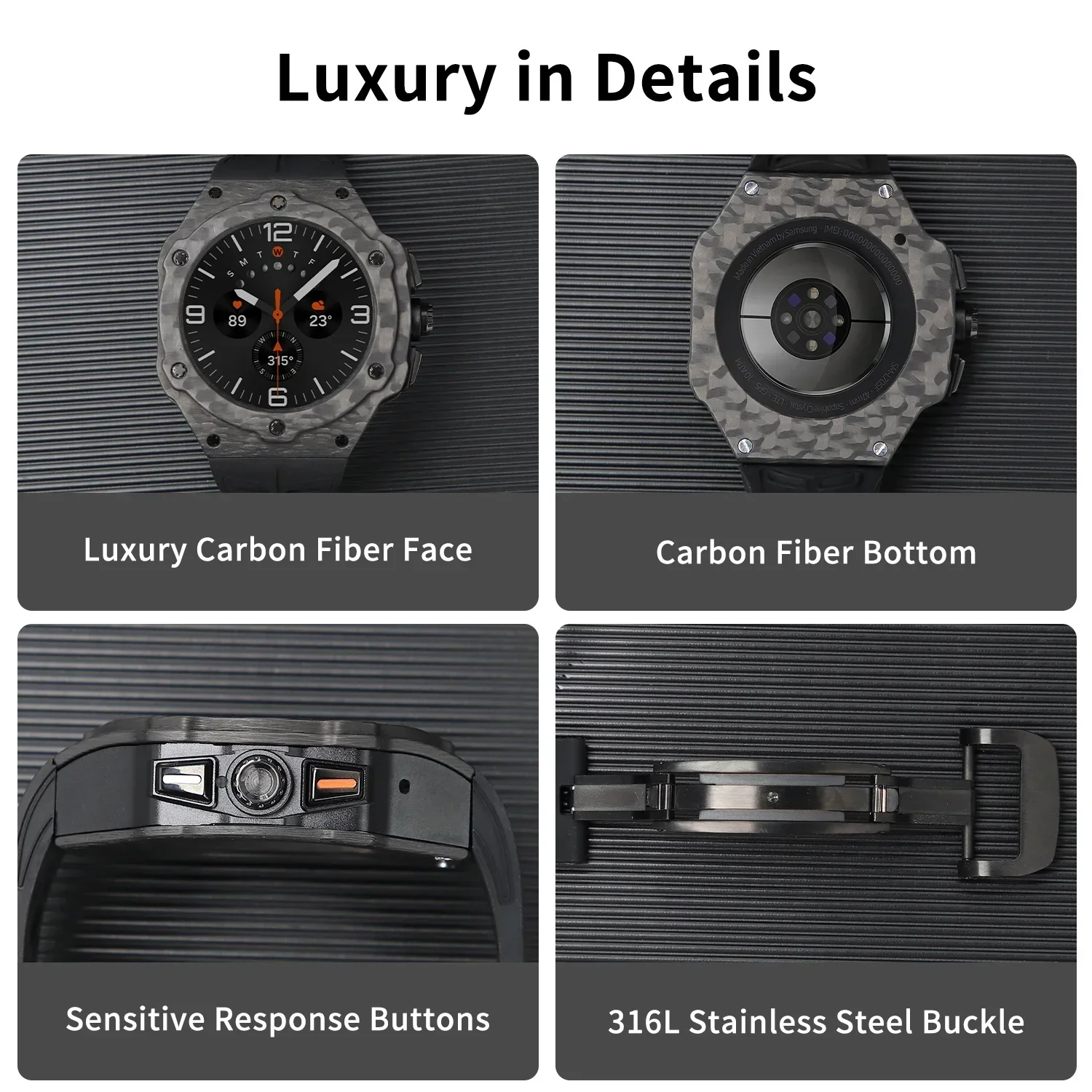 Luxury Modification Kit for Sa - Garmin Smartwatch Accessories 评论和价格