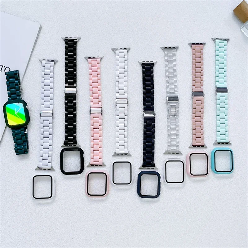 Watch strap+Case+glass For app - Smartwatch Watch Accessories For Women 评论和价格