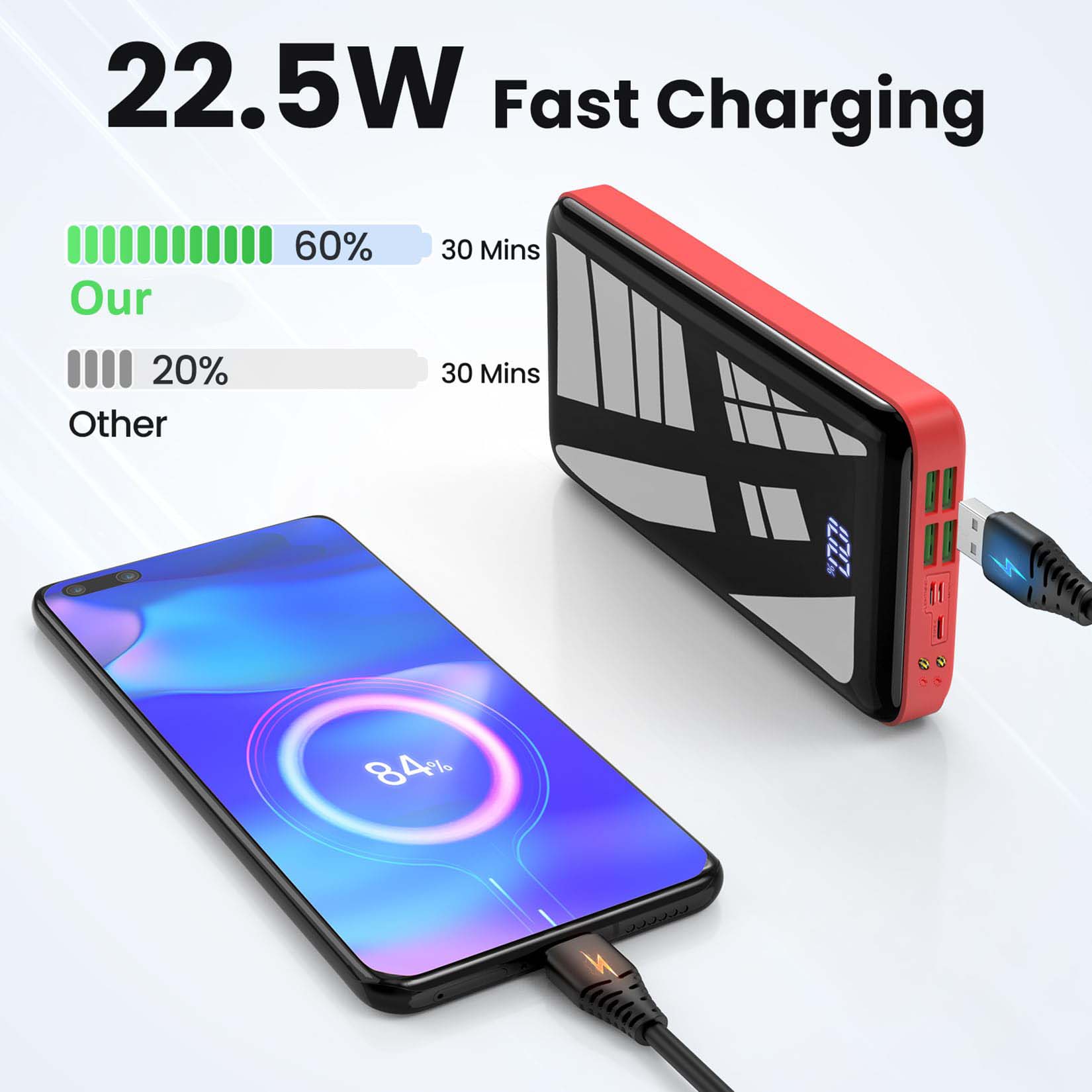 Portable Charger 30000mah Powe - Smartwatch Ac 评论和价格