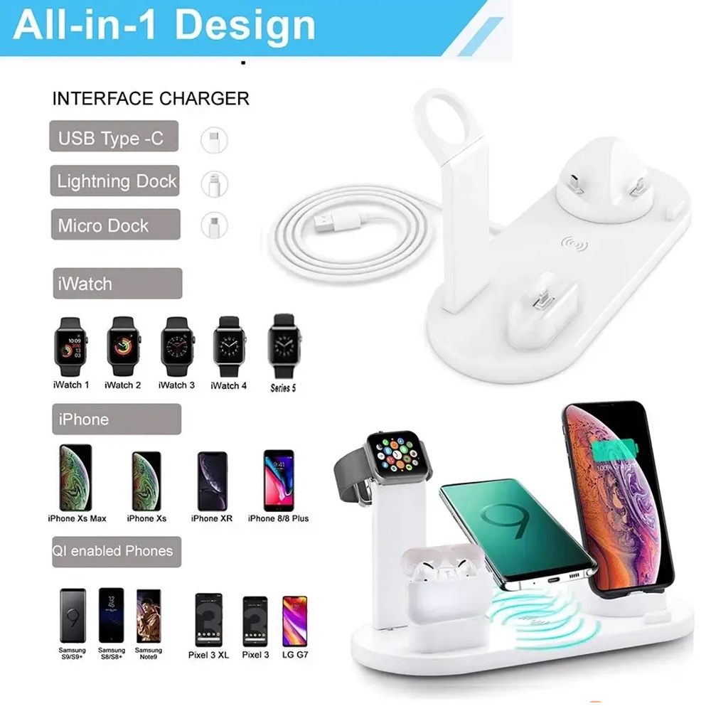 30W 7 in 1 Wireless Charger St - Smartwatch Ac 评论和价格
