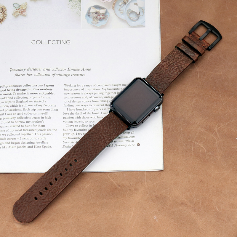 Italian Calfskinl Strap for Ap - Smartwatch Accessories Shop 评论和价格
