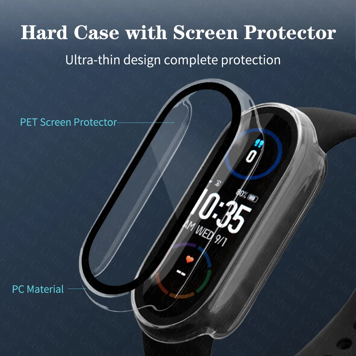 2in1 Case Screen Protector for - Xiaomi Smartwatch Accessories 评论和价格