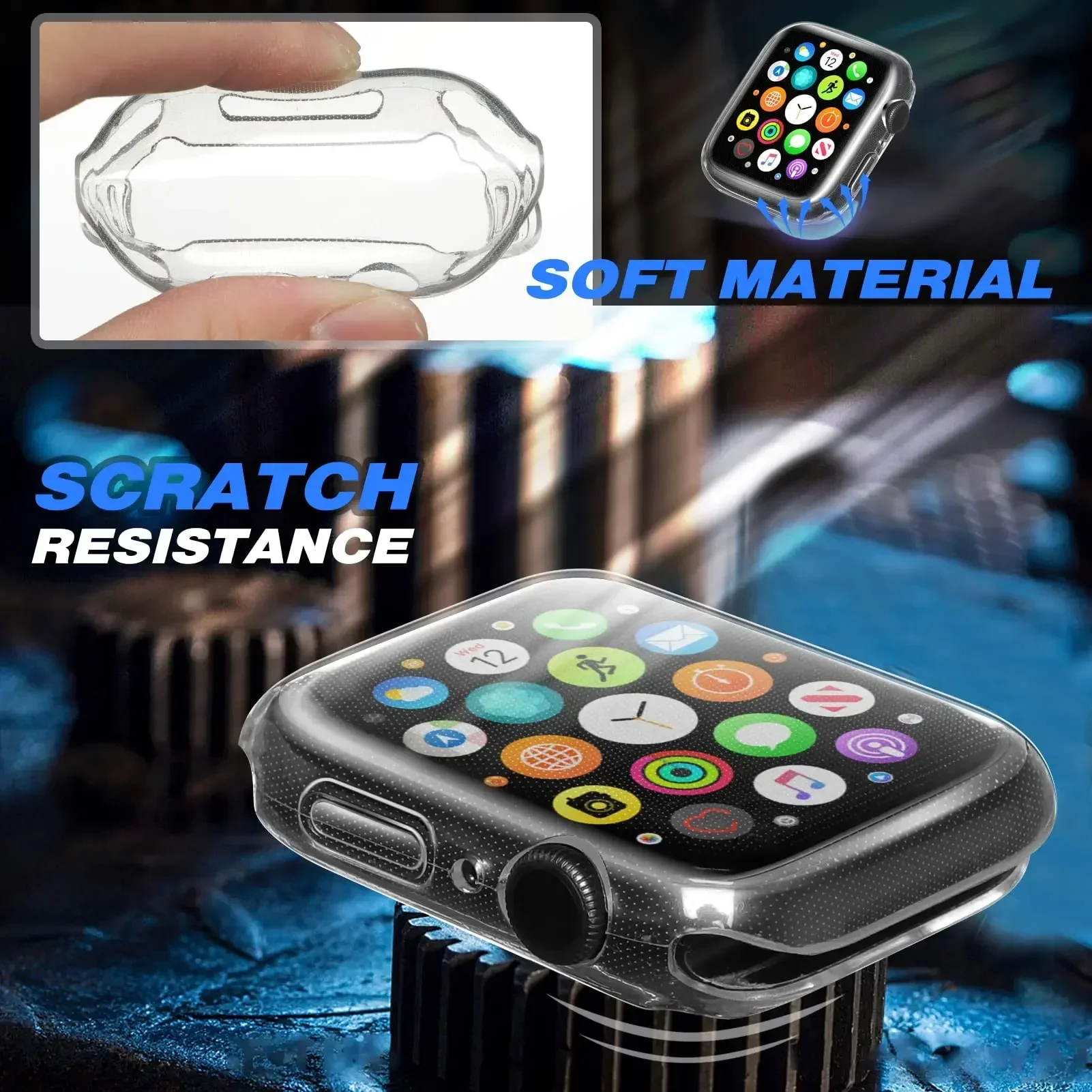 Cover For Apple Watch Case 44m - Smartwatch Watch Accessories For Women 评论和价格