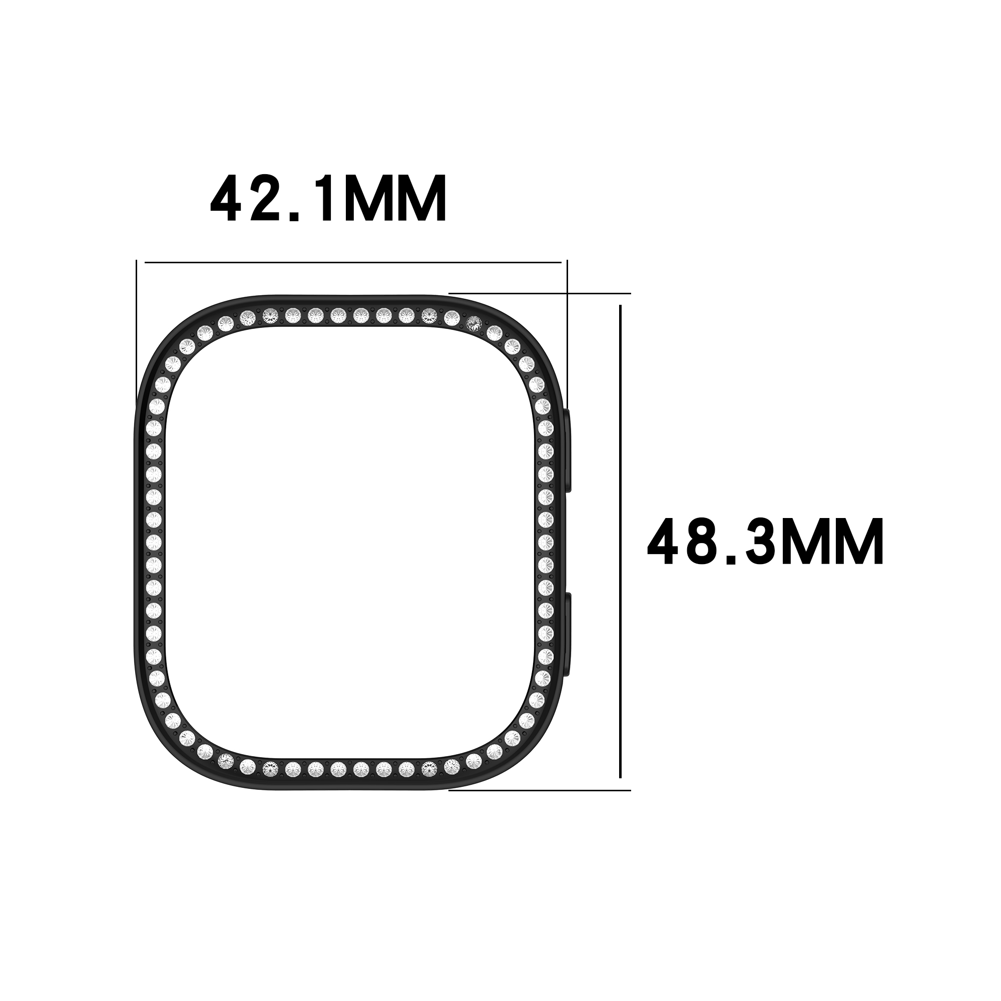 Single-Row Diamond Case for Am - Amazfit Smartwatch Accessories 评论和价格