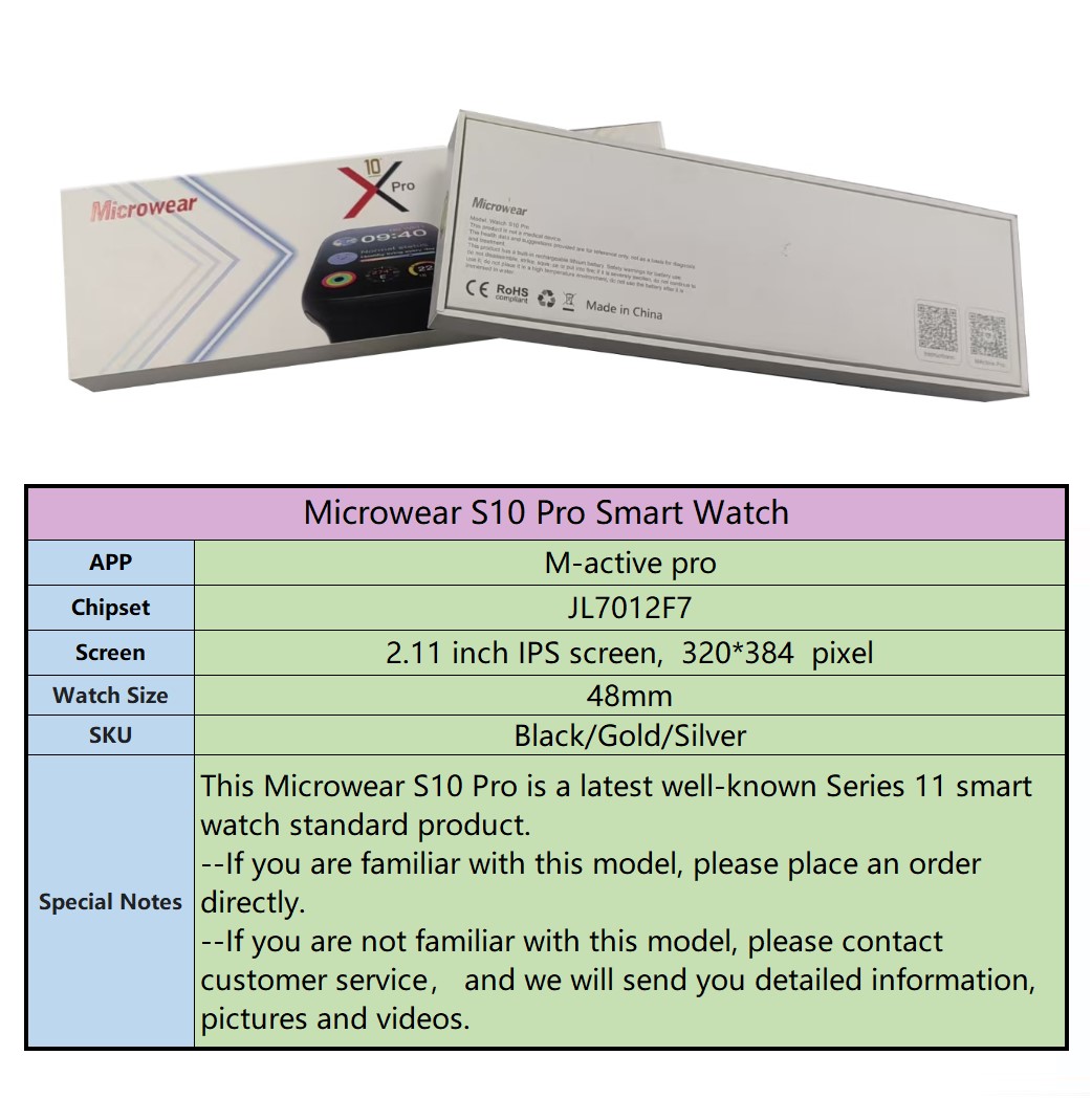 IP68 Waterproof S10pro Smartwa - Smartwatch M Active 评论和价格