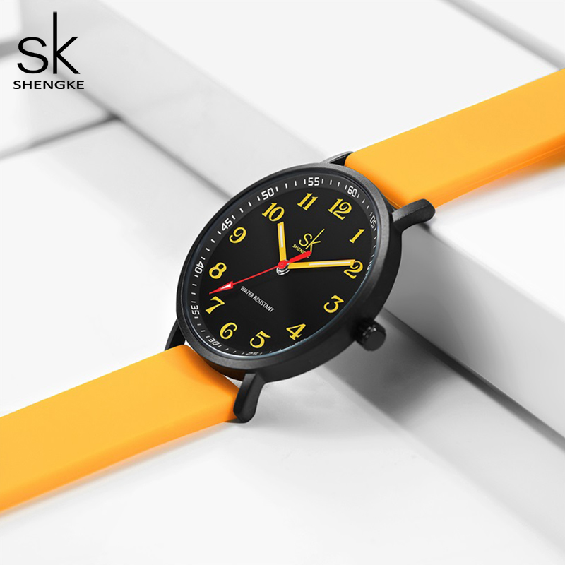 SHENGKE Women Fashion Silicone - Sport Loop Strap 评论和价格