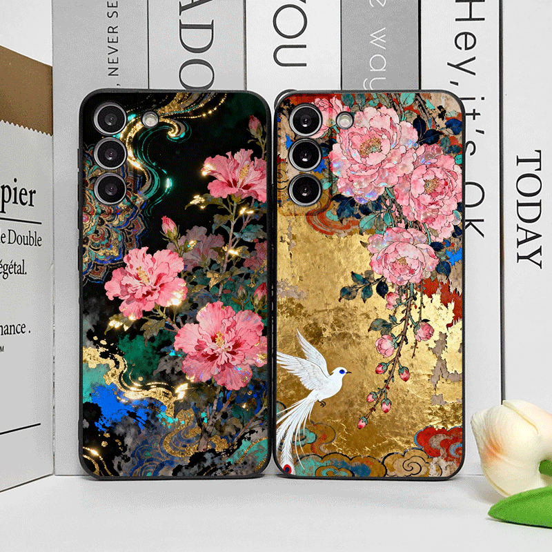 Retro Flower Hibiscus Golden I - Oppo Reno 12 评论和价格