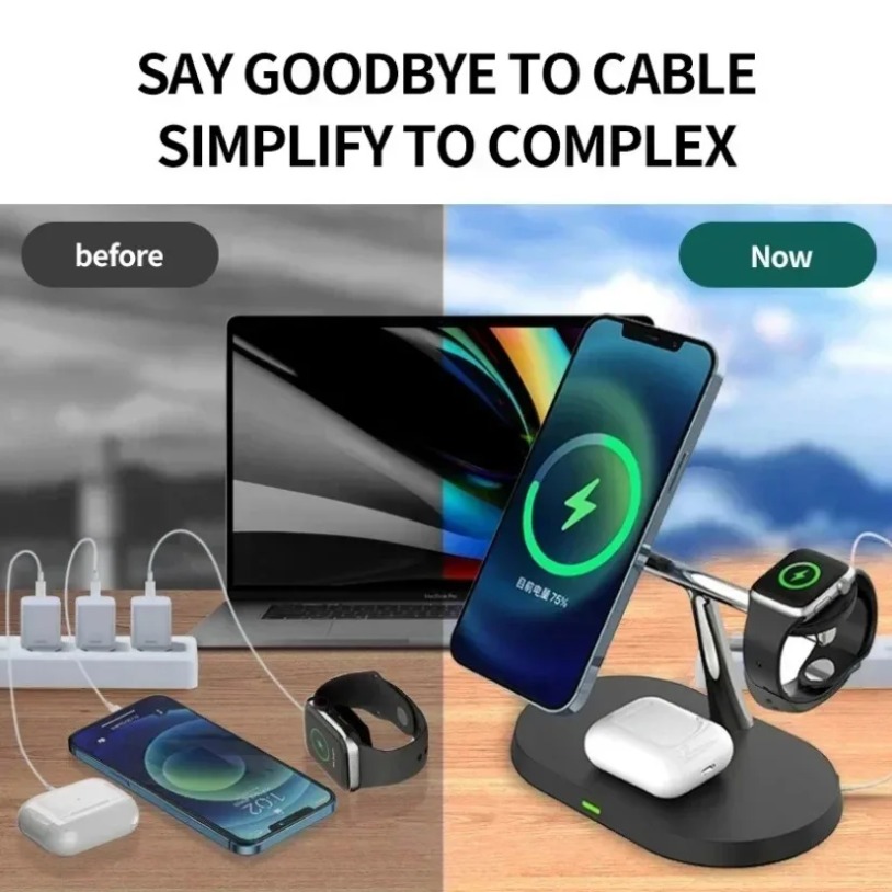 3 In 1 Opansten Magnetic Wirel - Watch Charger Cable 评论和价格