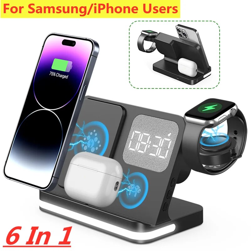 Wireless Charger Stand For iPh - Watch Charger Cable 评论和价格