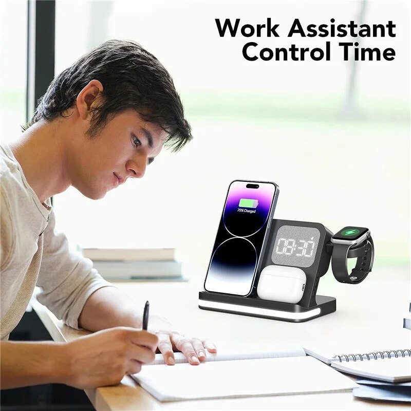 Wireless Charger Stand For iPh - Watch Charger Cable 评论和价格
