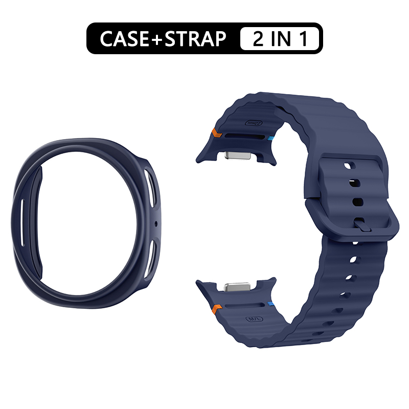 Hollow case+Official Silicone  - Smartwatch Watch Accessories For Women 评论和价格