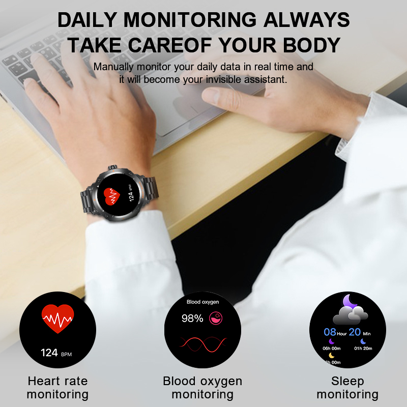 New Men's 2 In 1 Headset Smart - Smartwatch Headset 评论和价格