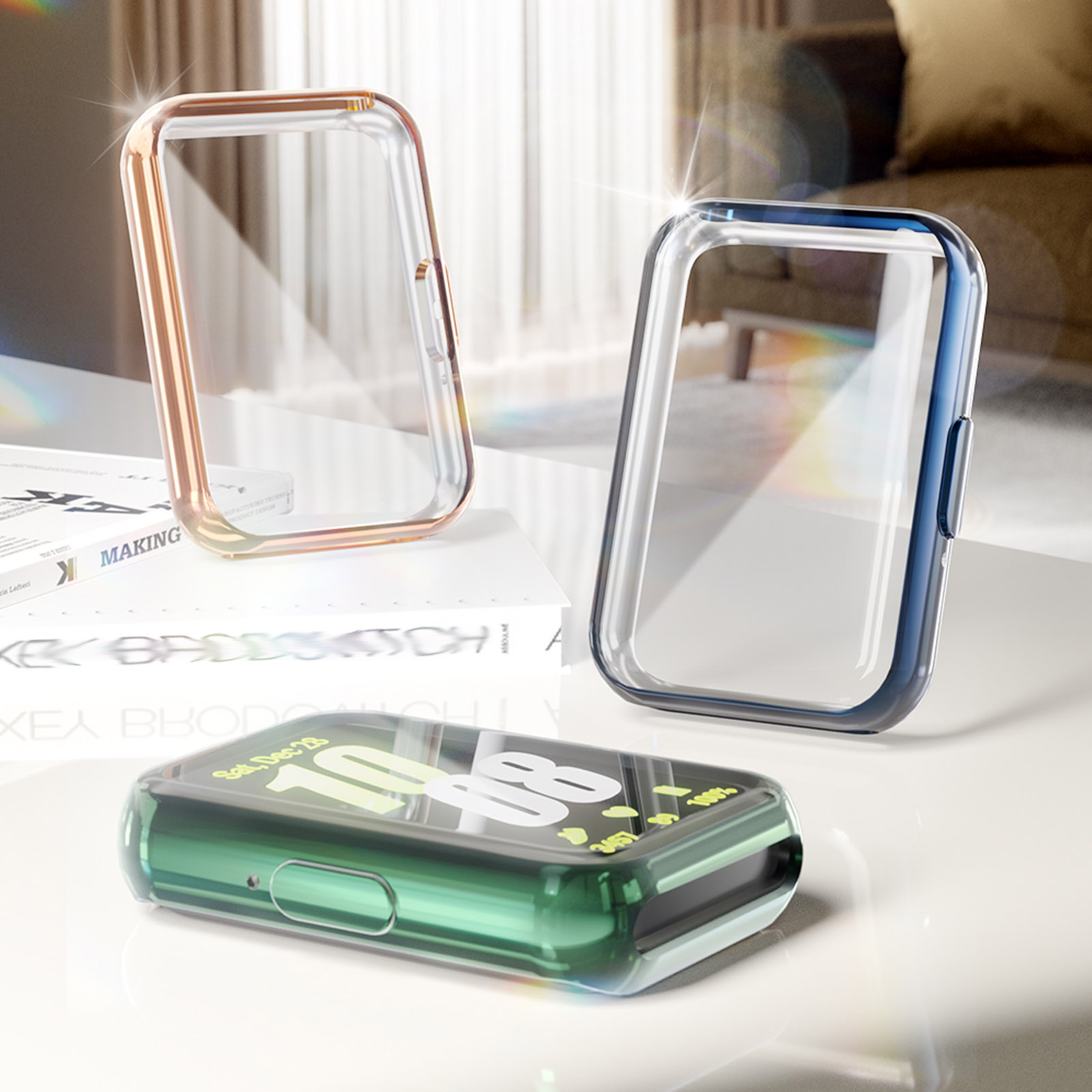 Cover for Samsung Galaxy Fit 3 - Smartwatch Watch Accessories For Women 评论和价格