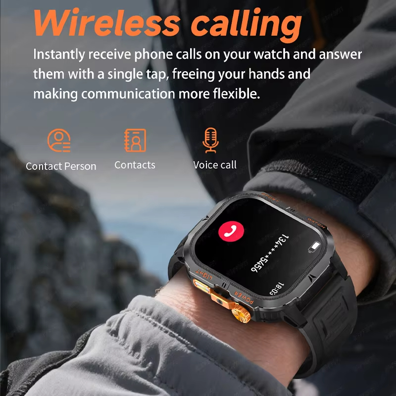 2026 Rugged Military Smart Wat - Smartwatch M Active 评论和价格