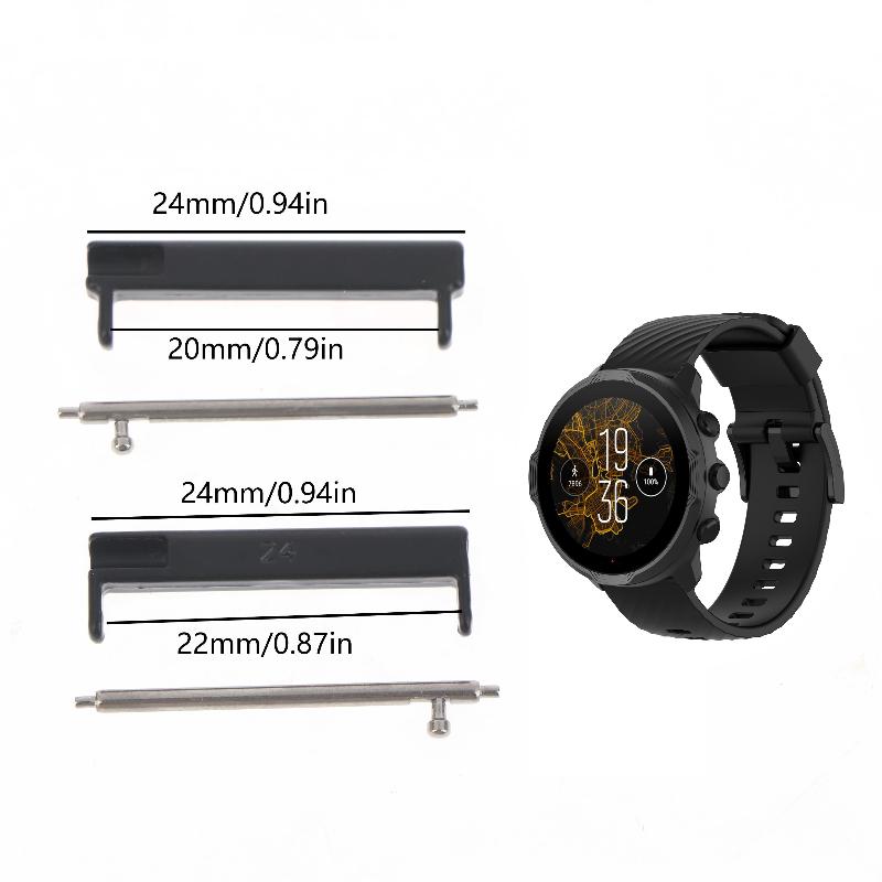 1Pair 24mm To 22mm/20mm Wristb - Smart Watch Accessories 评论和价格