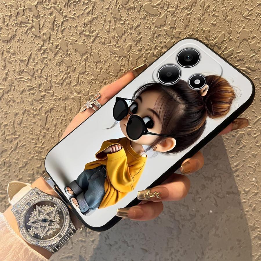 Cartoon Girl Pattern Funda Pho - Xiaomi Redmi Note 13 评论和价格