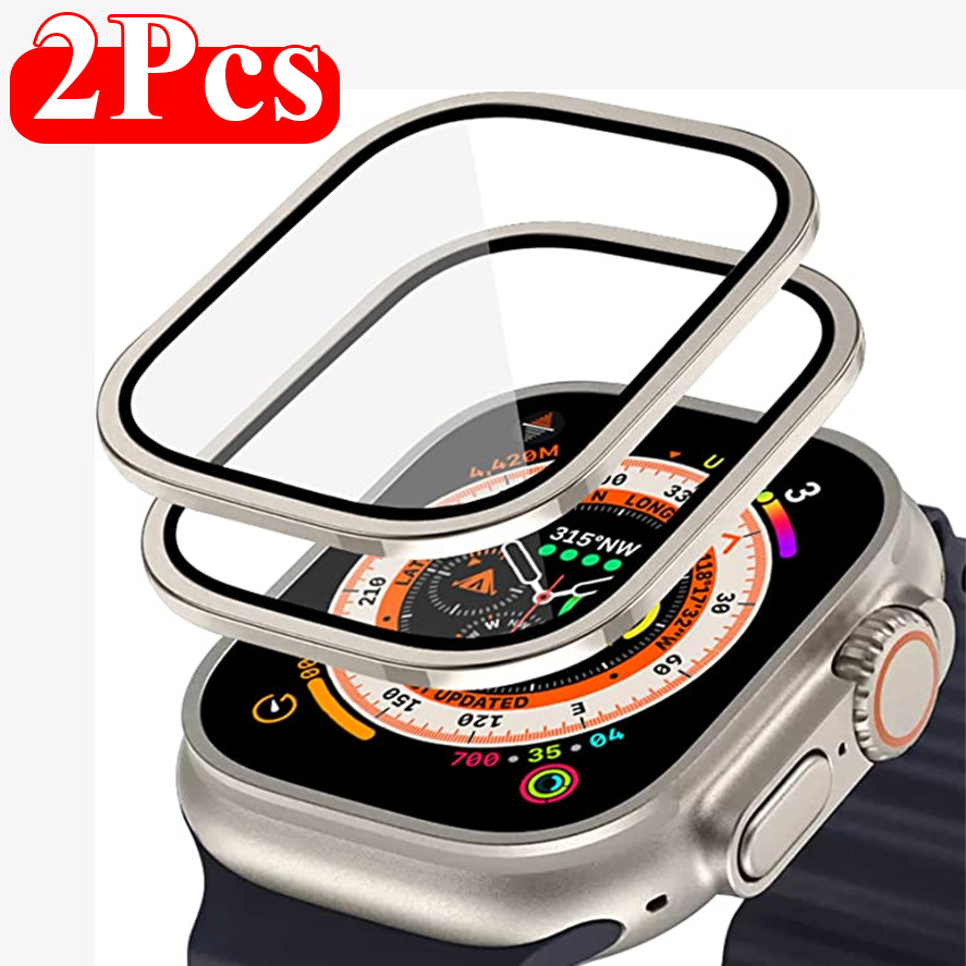2PCS Aluminium Alloy Case+Temp - Smartwatch Case 评论和价格
