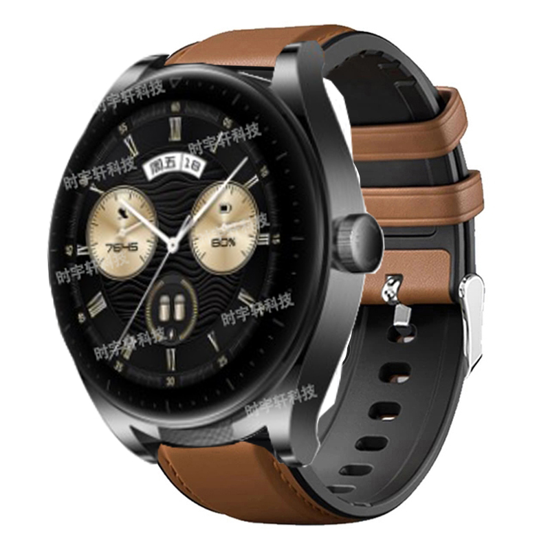 22mm Silicone Leather Band For - Fossil Smartwatch Accessories 评论和价格