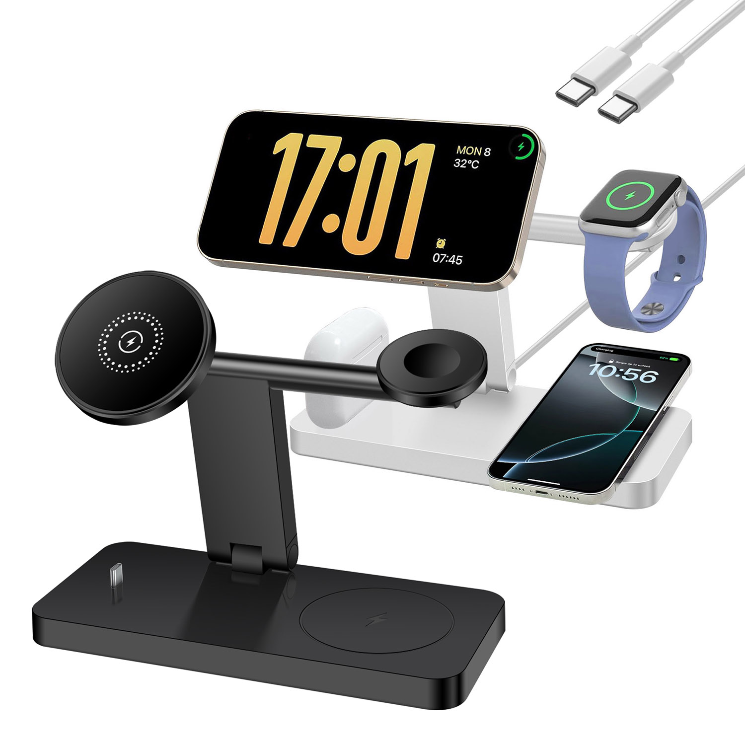 4 in 1 Magnetic Wireless Charg - Smartwatch Ac 评论和价格