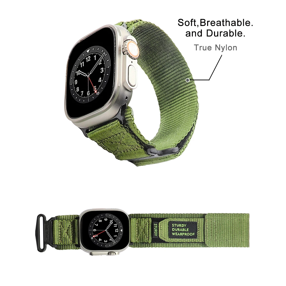 Tactical Nylon Strap for Apple - Sport Loop Strap 评论和价格