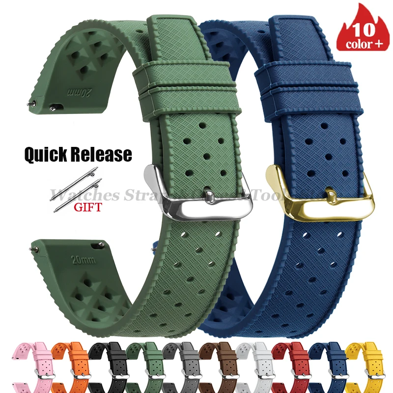 Tropic Silicone Watch Strap 18 - Fossil Smartwatch Accessories 评论和价格