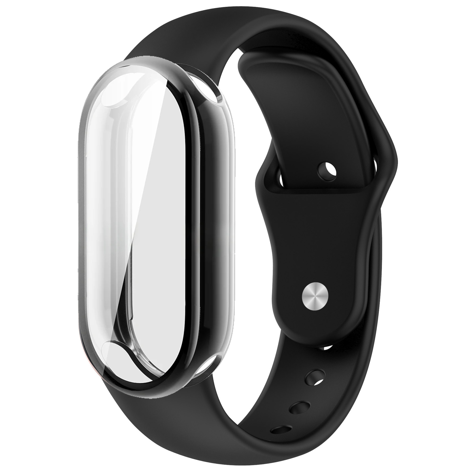 Case+Glass+Silicone Strap for  - Xiaomi Smartwatch Accessories 评论和价格