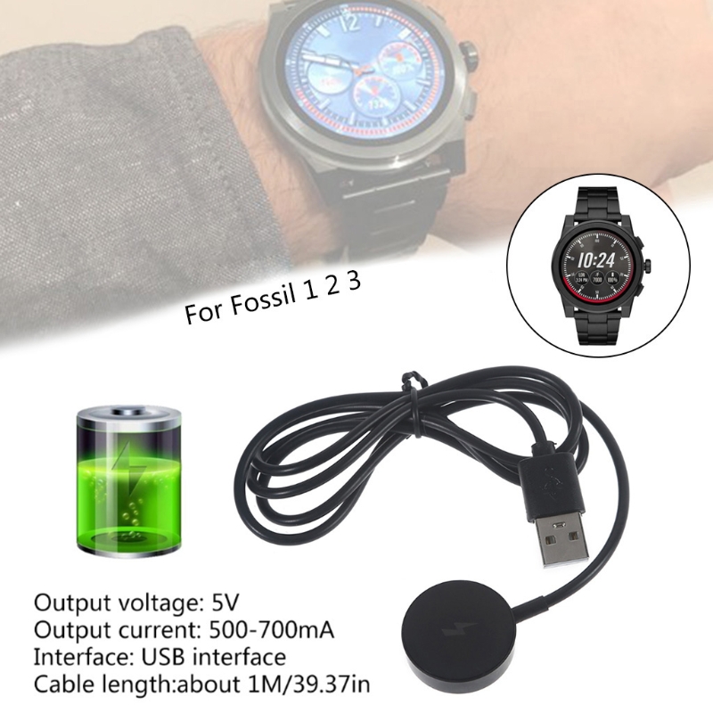 USB Watch Charger Adapter Smar - Fossil Smartwatch Accessories 评论和价格
