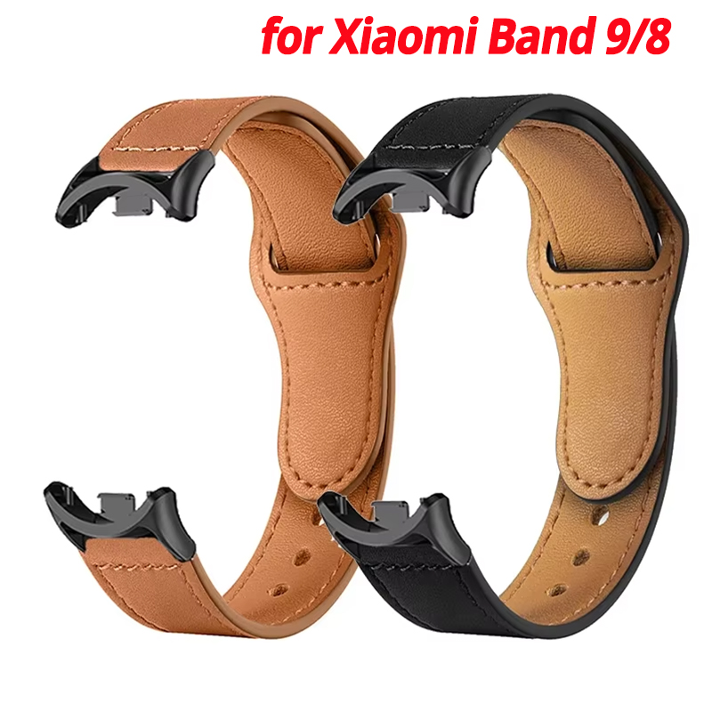 Leather Strap for Xiaomi Mi Ba - Xiaomi Smartwatch Accessories 评论和价格