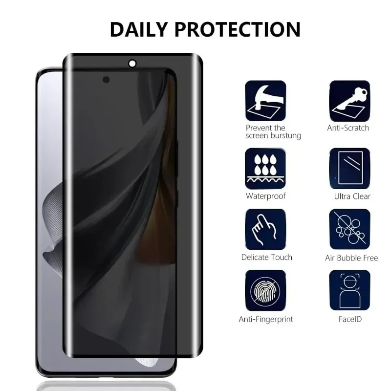 3Pcs 3D Screen Protector Priva - Oppo Reno 12 评论和价格