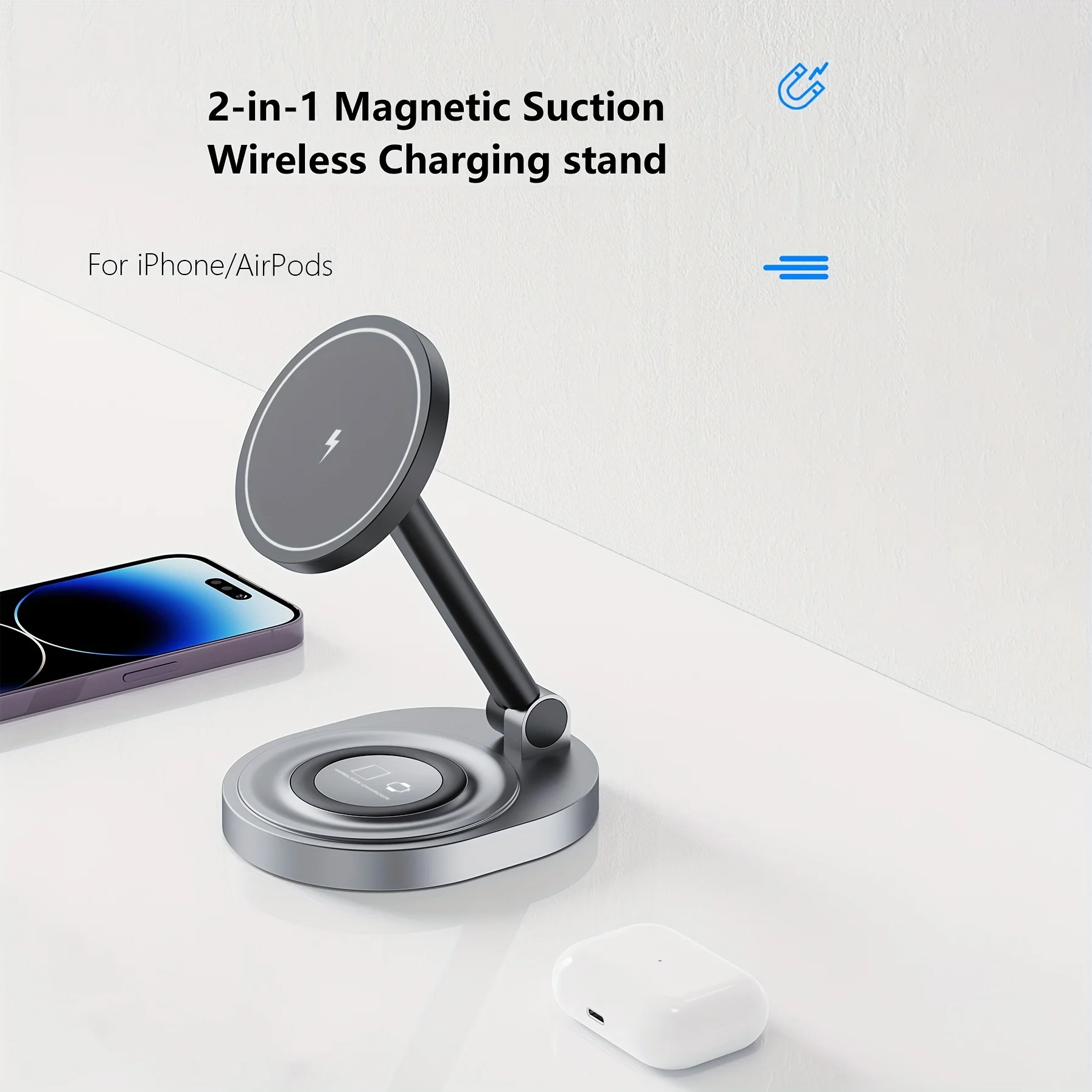 2 In 1 Magnetic Wireless Charg - Watch Charger Cable 评论和价格