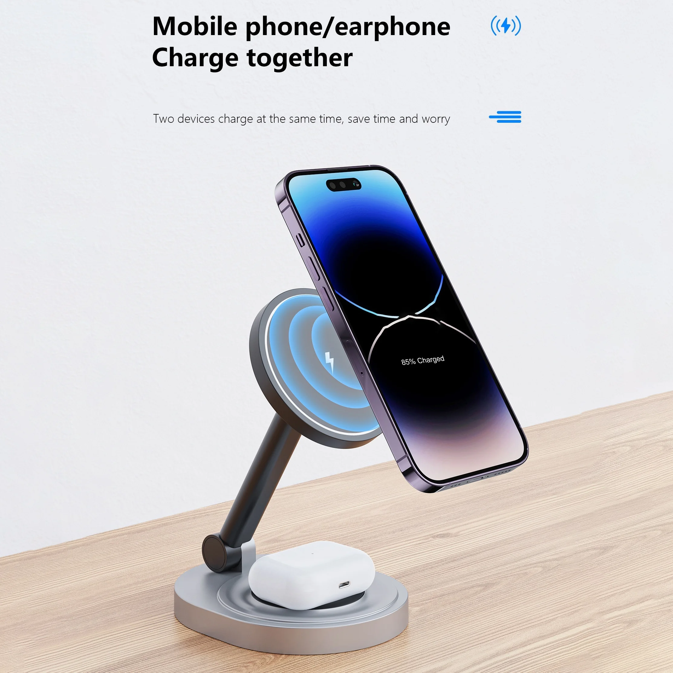 2 In 1 Magnetic Wireless Charg - Watch Charger Cable 评论和价格