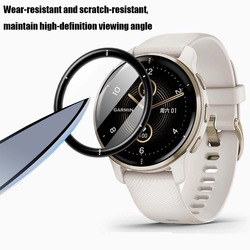3D Curved Edge Protective Film - Garmin Smartwatch Accessories 评论和价格