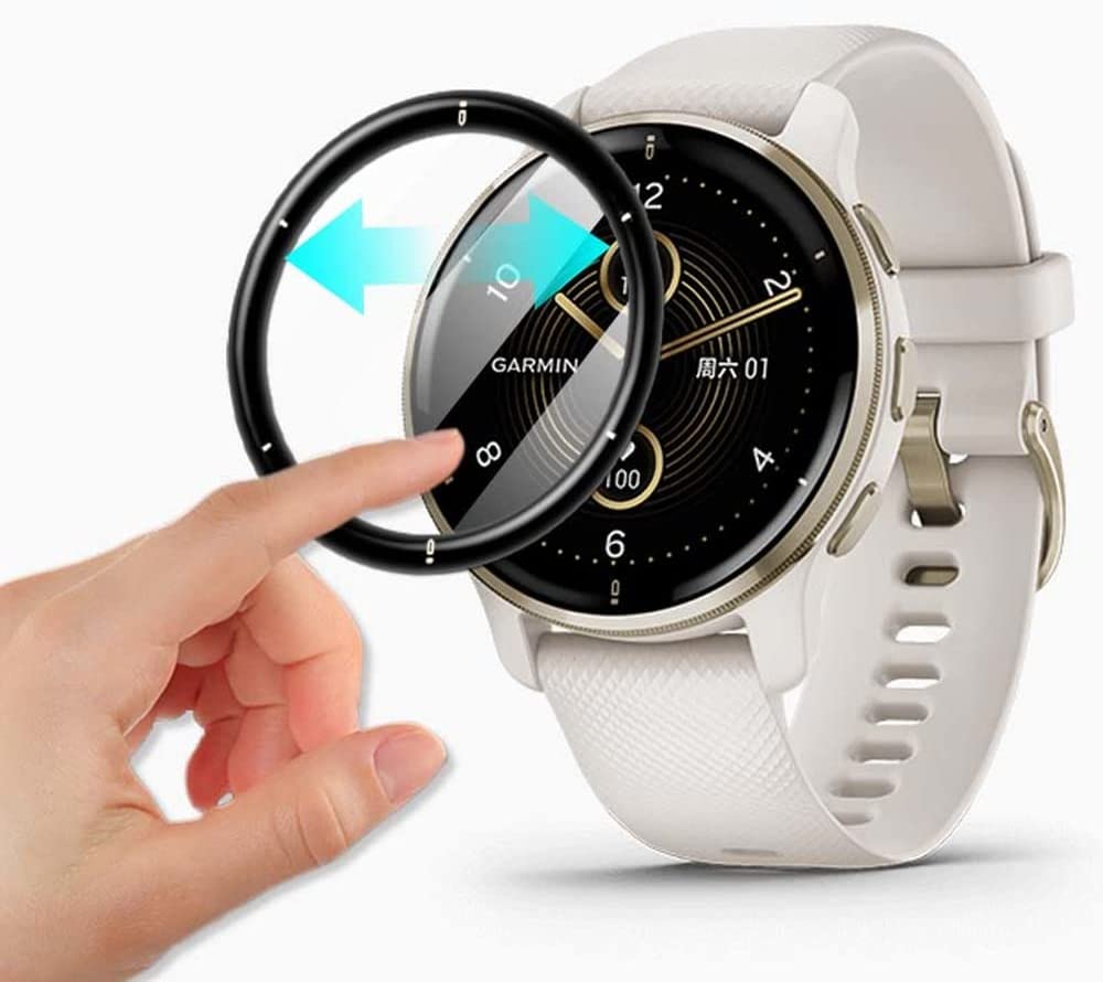 3D Curved Edge Protective Film - Garmin Smartwatch Accessories 评论和价格