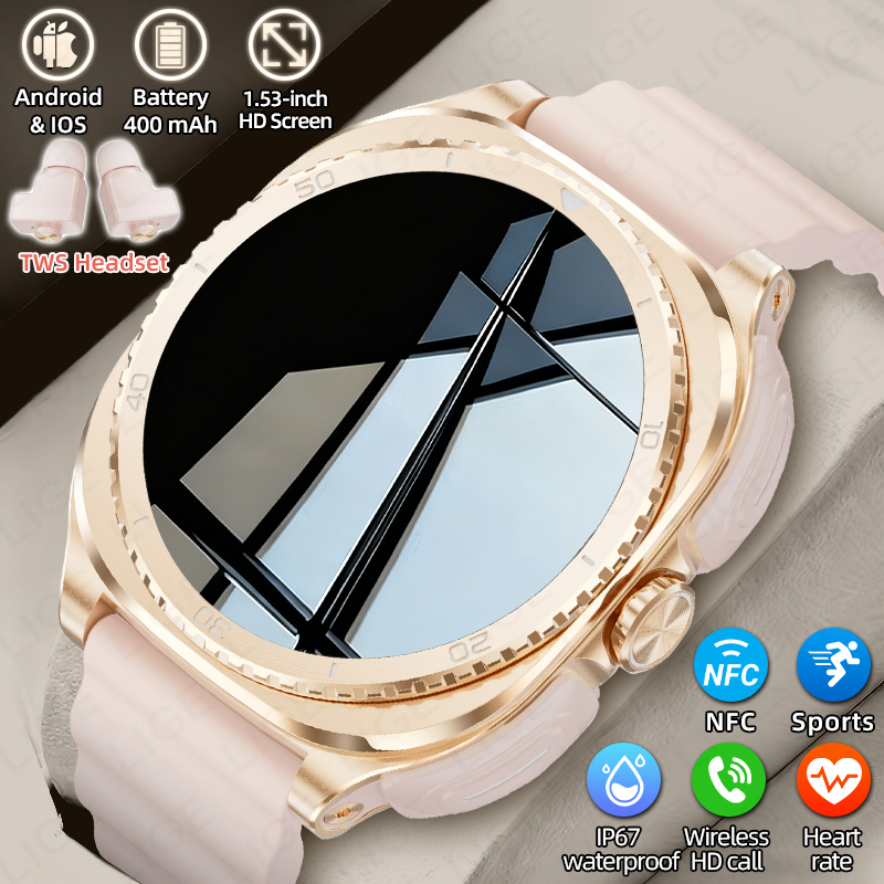 LIGE 2 In 1 TWS Headset Smart  - Smartwatch Headset 评论和价格